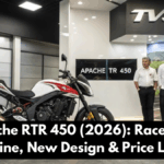 TVS Apache RTR 450 (2026): Race-Inspired Engine, New Design & Price Leak