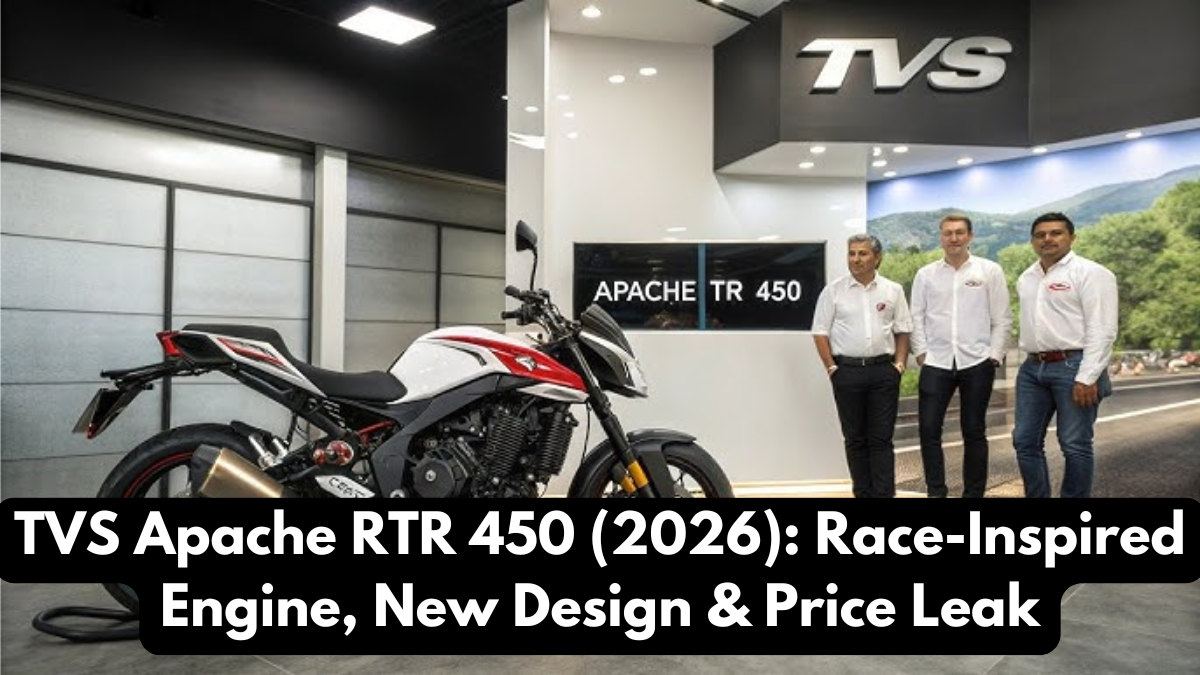 TVS Apache RTR 450 (2026): Race-Inspired Engine, New Design & Price Leak