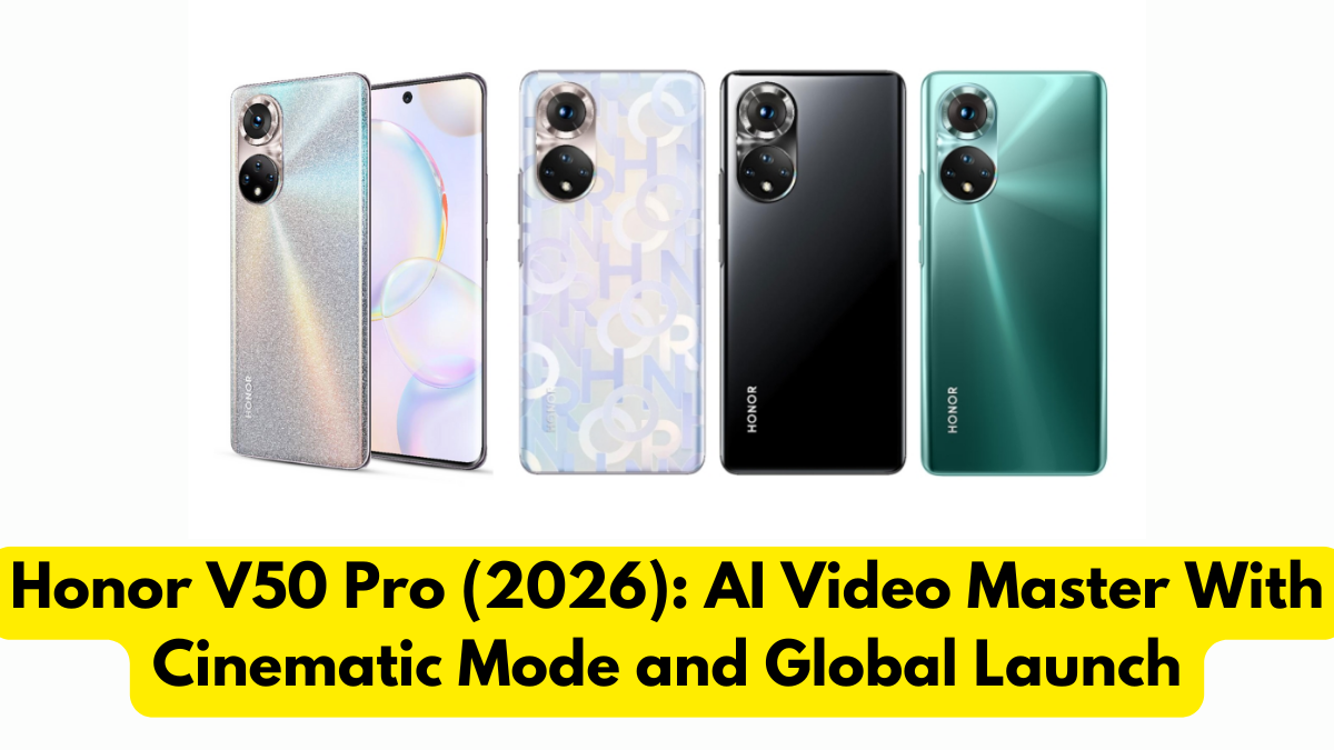 Honor V50 Pro (2026): AI Video Master With Cinematic Mode and Global Launch