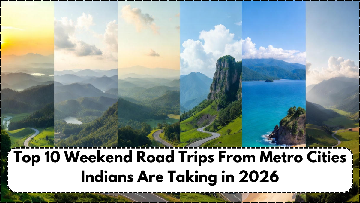 Top 10 Weekend Road Trips From Metro Cities Indians Are Taking in 2026