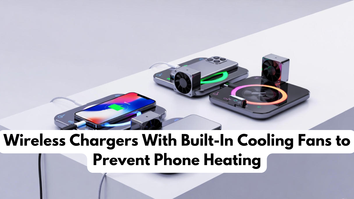 Wireless Chargers With Built-In Cooling Fans to Prevent Phone Heating