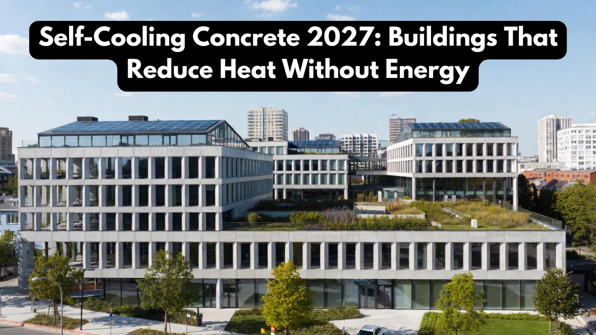 Self-Cooling Concrete 2027: Buildings That Reduce Heat Without Energy