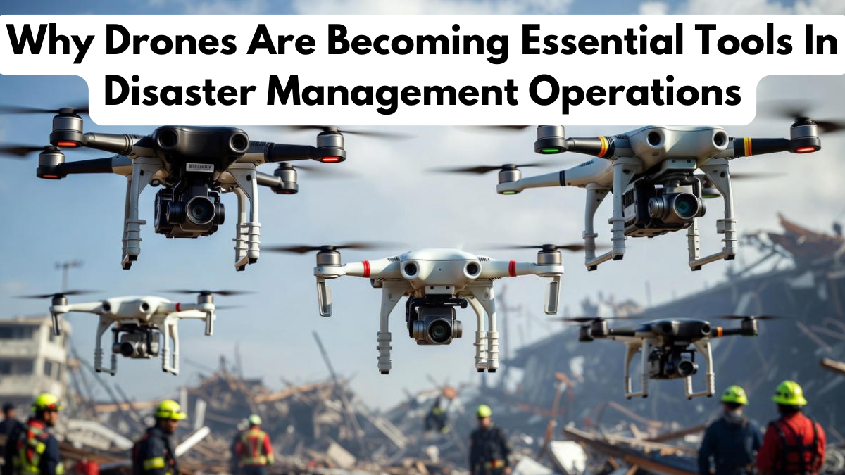 Why Drones Are Becoming Essential Tools In Disaster Management Operations