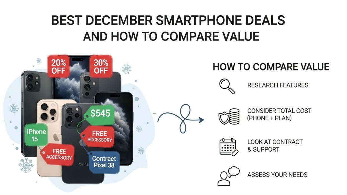 Best December smartphone deals and how to compare value