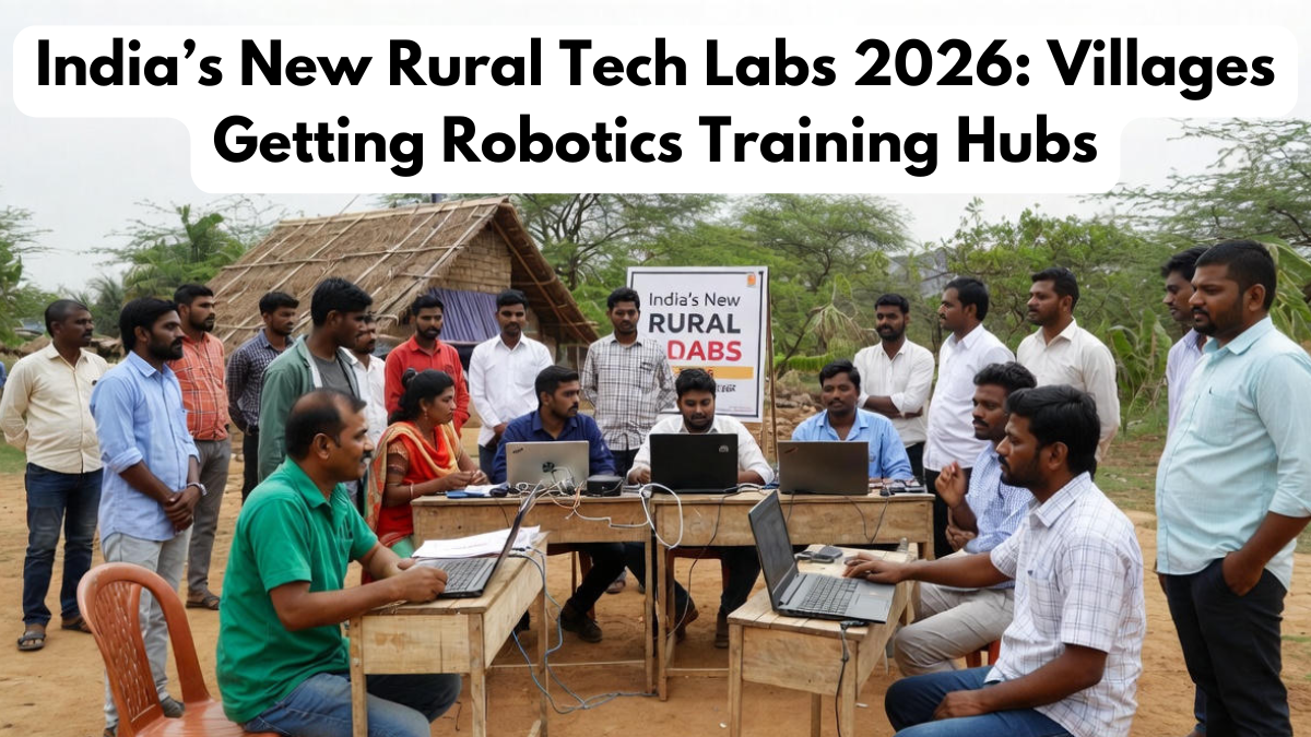 India’s New Rural Tech Labs 2026: Villages Getting Robotics Training Hubs