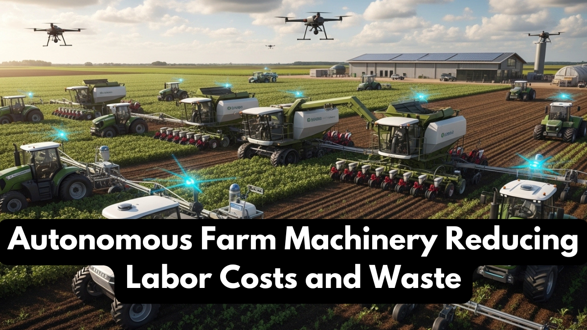 Autonomous Farm Machinery Reducing Labor Costs and Waste