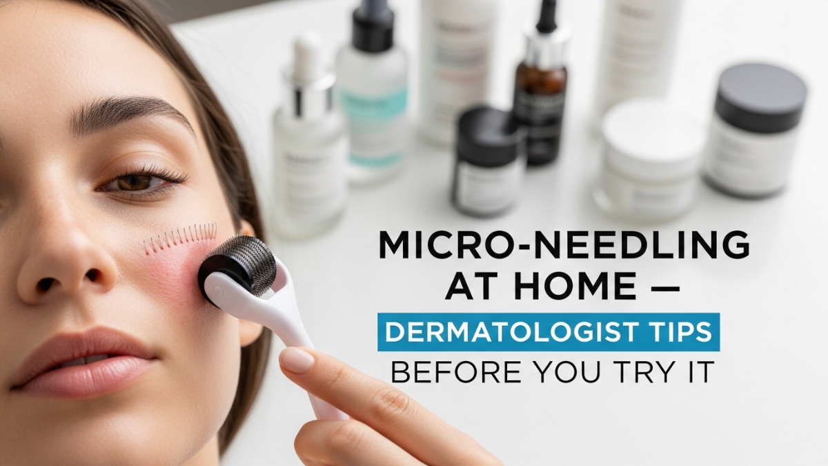 Micro-needling at Home — Dermatologist Tips Before You Try It