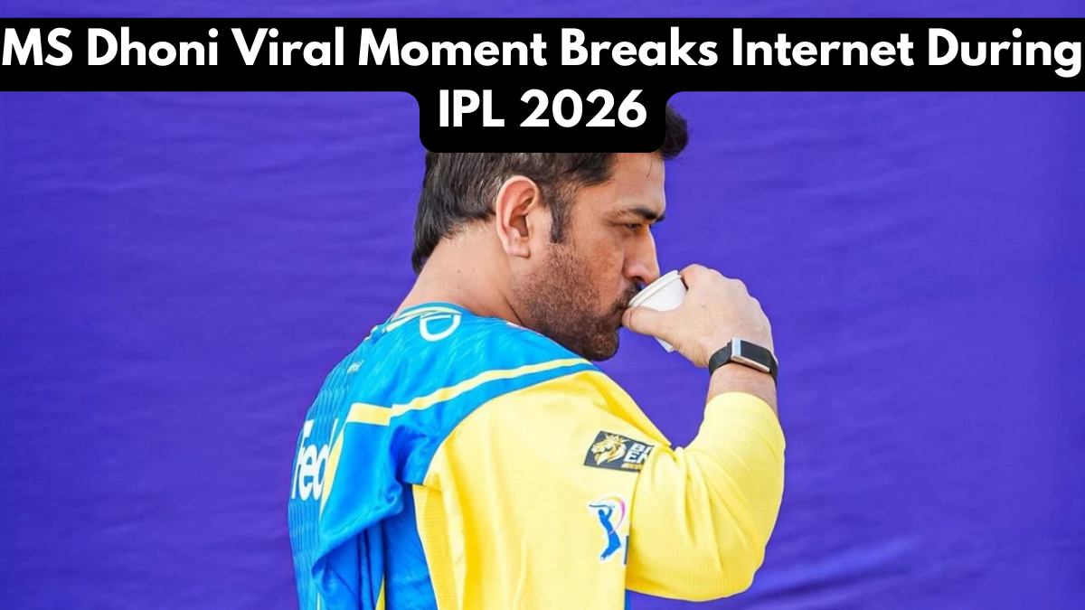 MS Dhoni Viral Moment Breaks Internet During IPL 2026