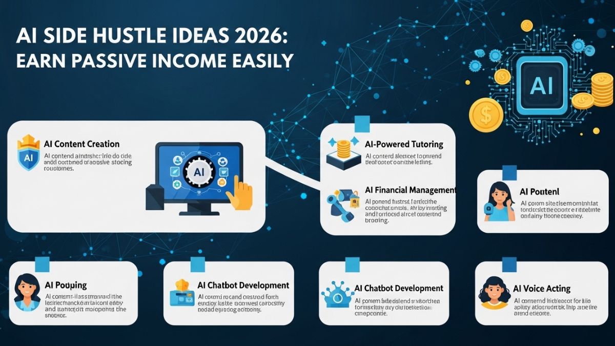 AI Side Hustle Ideas 2026: Earn Passive Income Easily