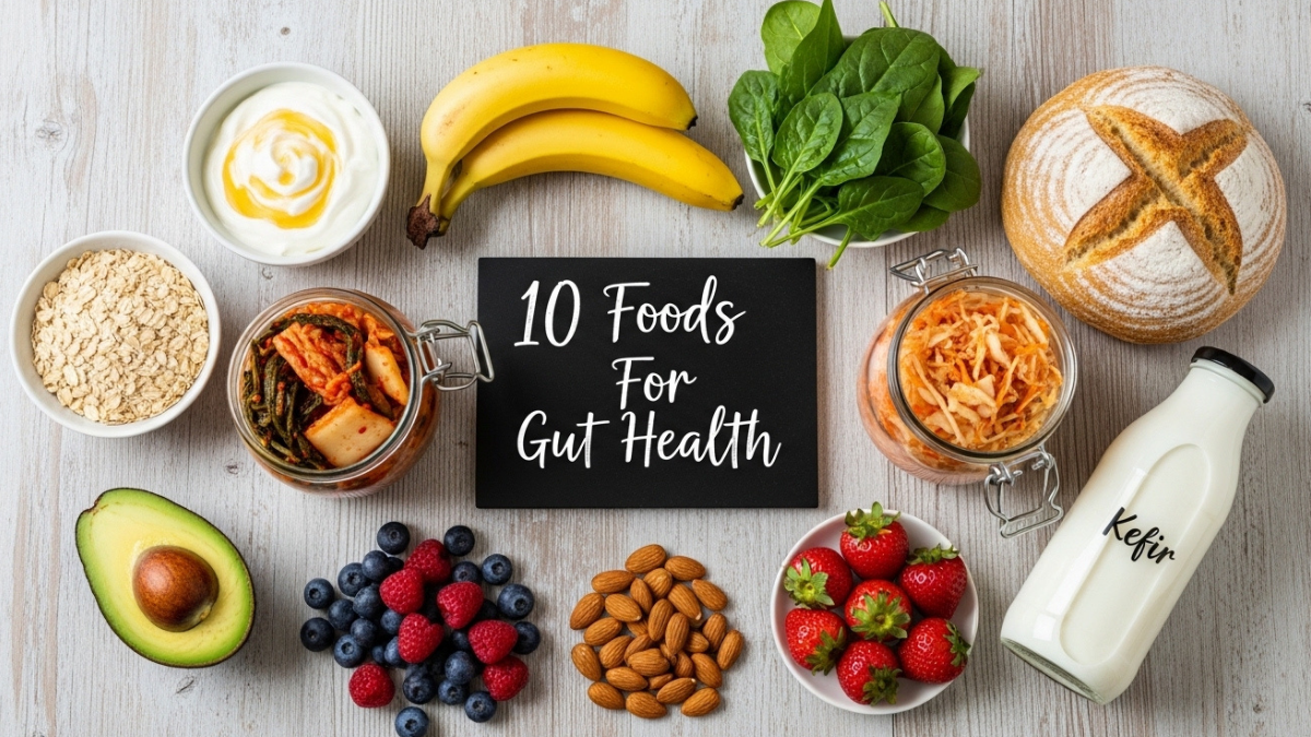 10 Foods That Improve Gut Health and Digestion Naturally