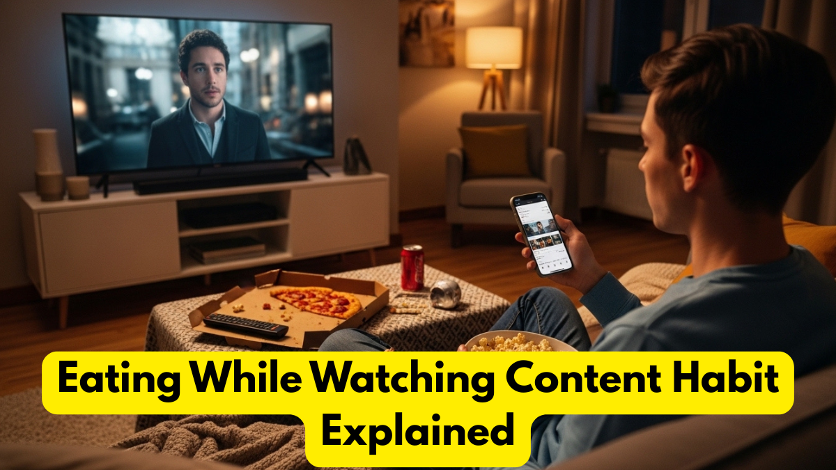 Eating While Watching Content Habit Explained