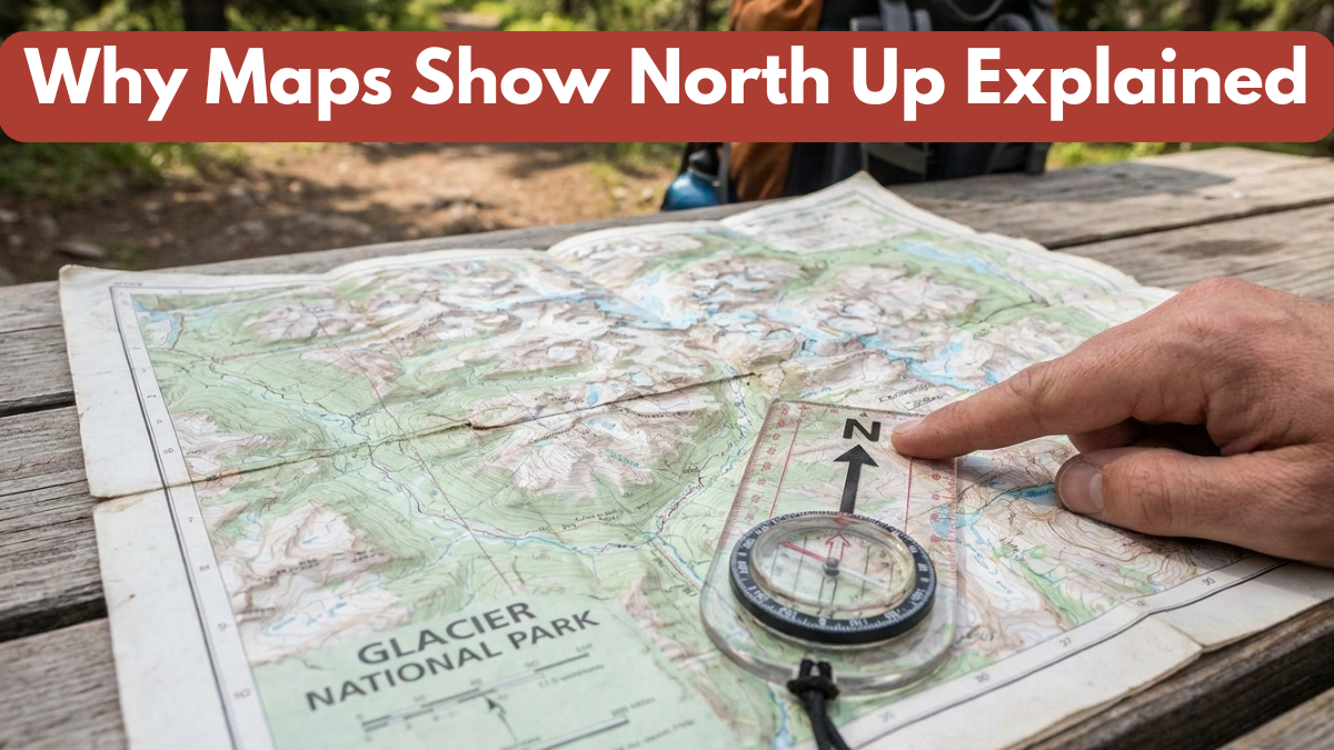 Why Maps Show North Up Explained